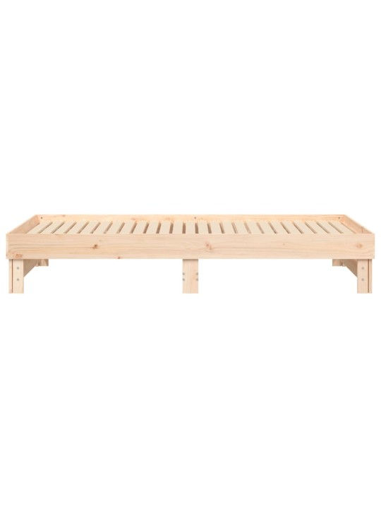 Výsuvná postel 2x (80 x 200) cm masivní borové dřevo