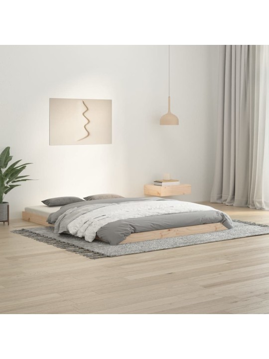 Rám postele 135 x 190 cm Double masivní borovice
