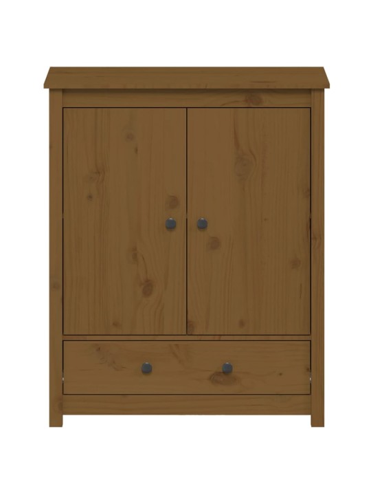 Skříň highboard medově hnědá 83x41,5x100 cm masivní borovice