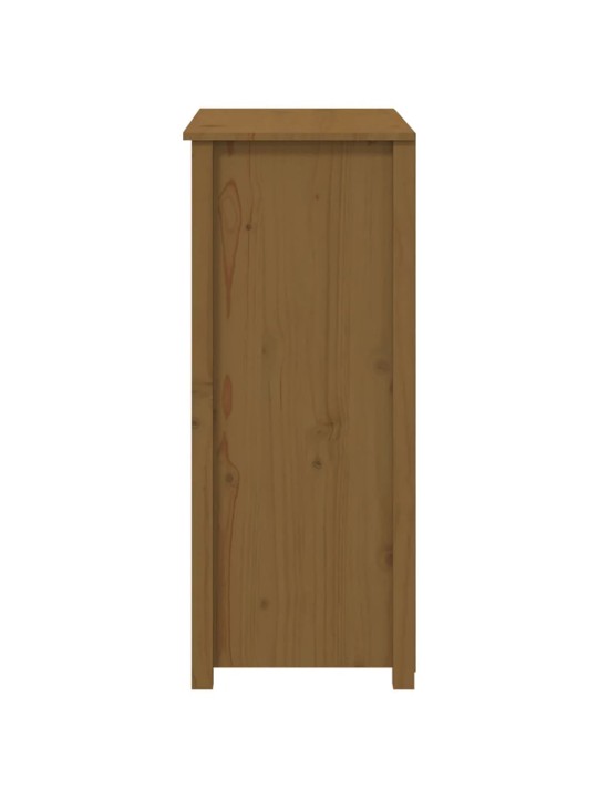 Skříň highboard medově hnědá 83x41,5x100 cm masivní borovice