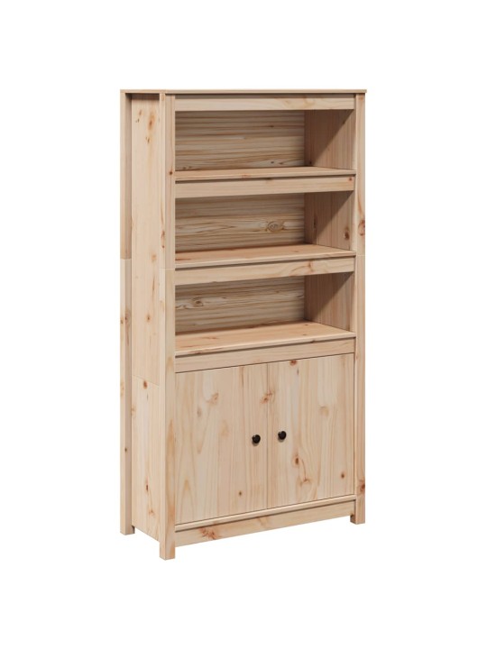 Skříň highboard 80 x 35 x 154 cm masivní borové dřevo