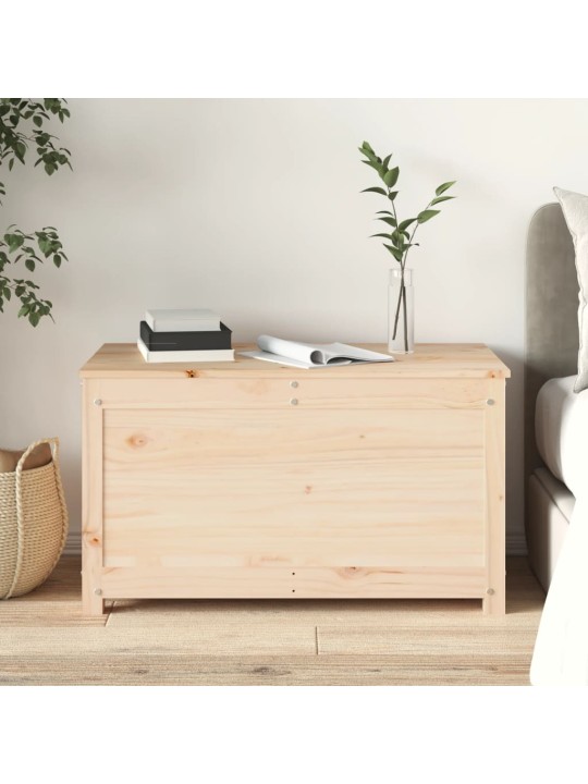 Úložný box 80 x 40 x 45,5 cm masivní borové dřevo