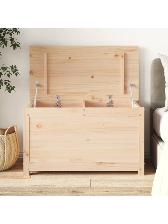 Úložný box 80 x 40 x 45,5 cm masivní borové dřevo