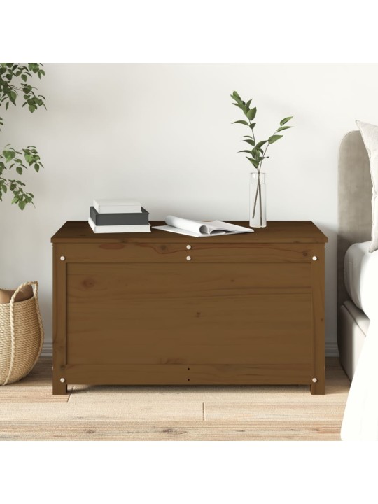 Úložný box medově hnědý 80x40x45,5 cm masivní borovice