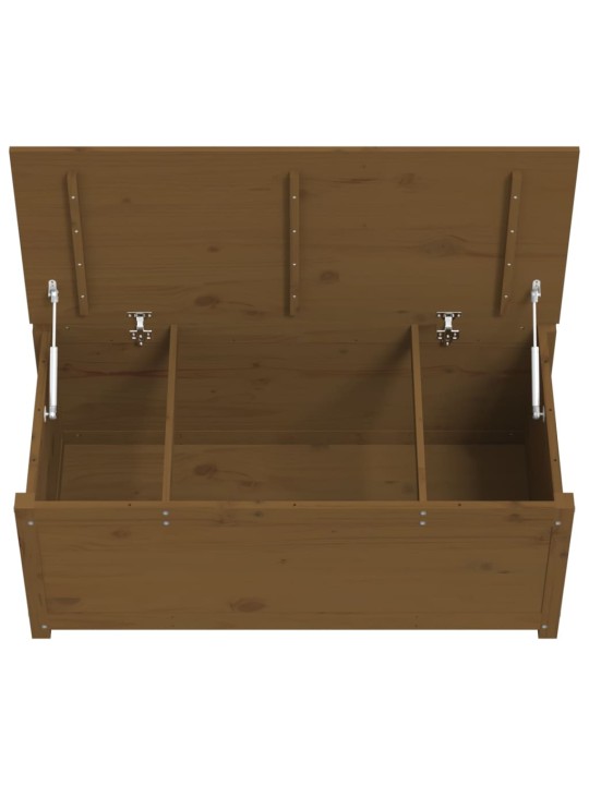 Úložný box medově hnědý 110 x 50 x 45,5 cm masivní borovice