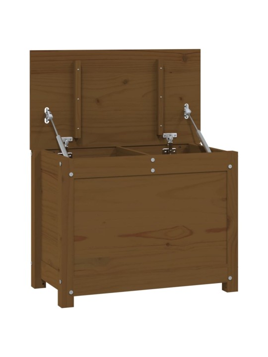 Úložný box medově hnědý 60x32x45,5 cm masivní borovice