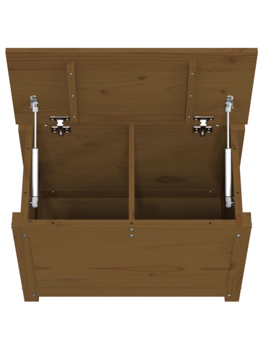 Úložný box medově hnědý 60x32x45,5 cm masivní borovice