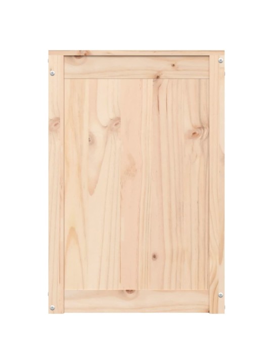 Box na prádlo 44 x 44 x 66 cm masivní borové dřevo