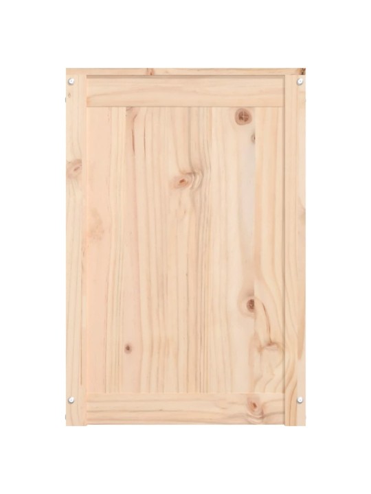 Box na prádlo 44 x 44 x 66 cm masivní borové dřevo
