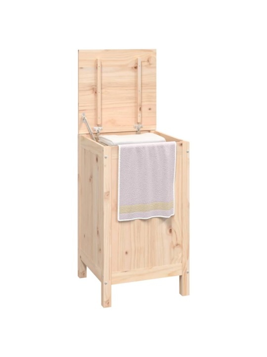 Box na prádlo 44 x 44 x 76 cm masivní borové dřevo