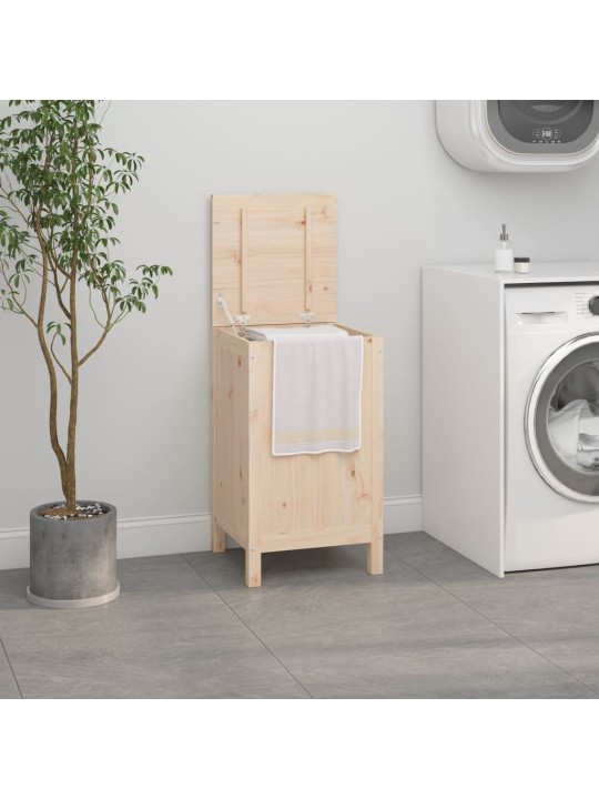 Box na prádlo 44 x 44 x 76 cm masivní borové dřevo