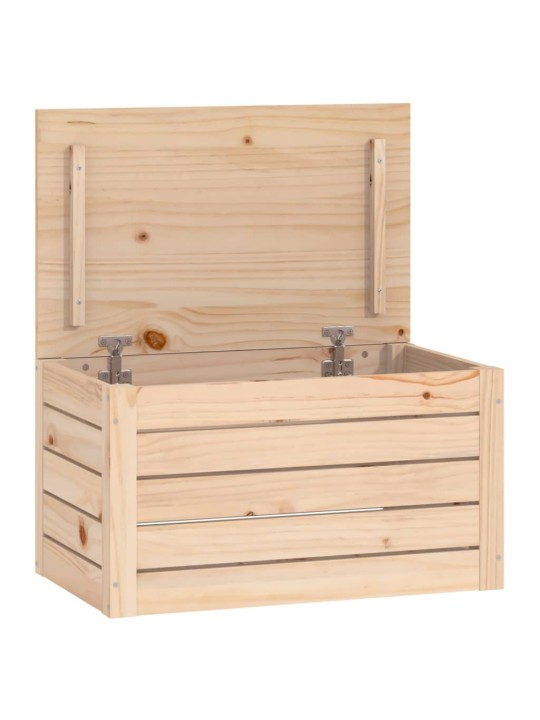 Úložný box 59,5 x 36,5 x 33 cm masivní borové dřevo