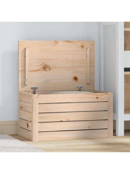 Úložný box 59,5 x 36,5 x 33 cm masivní borové dřevo
