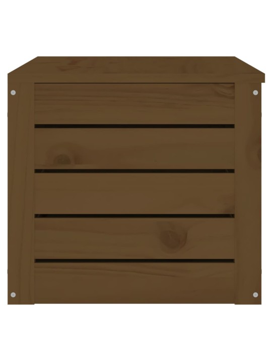 Úložný box medově hnědý 89x36,5x33 cm masivní borovice