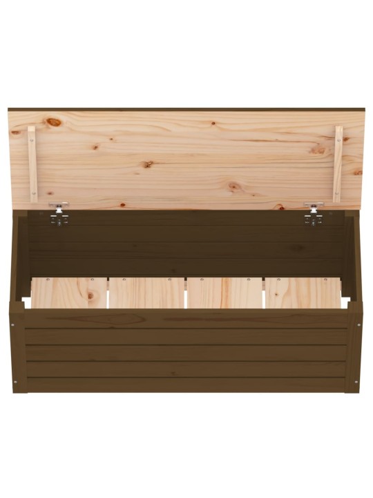 Úložný box medově hnědý 89x36,5x33 cm masivní borovice