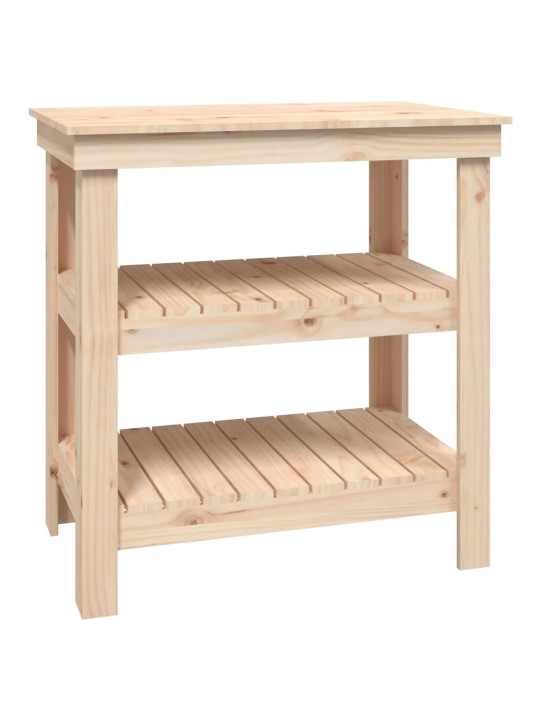 Dílenský stůl 78,5 x 50 x 80 cm masivní borové dřevo