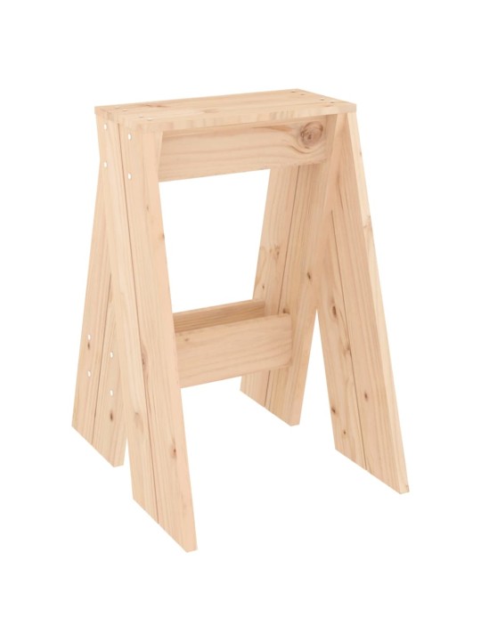Stoličky 2 ks 40x40x60 cm masivní borové dřevo