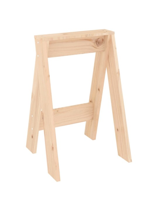 Stoličky 2 ks 40x40x60 cm masivní borové dřevo