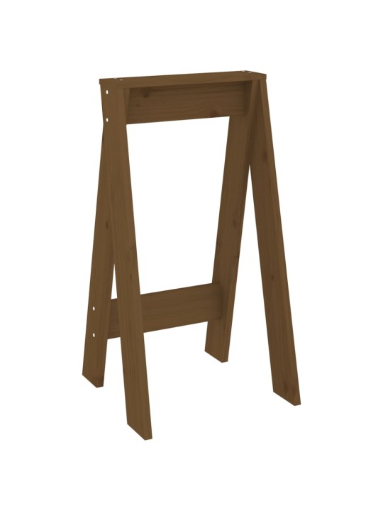 Stoličky 2 ks medově hnědé 40 x 40 x 75 cm masivní borové dřevo