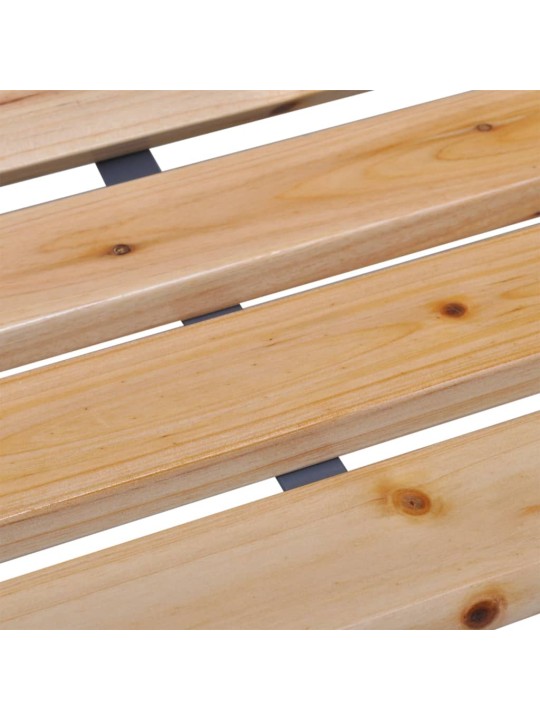 Zahradní lavice 112 cm masivní jedlové dřevo