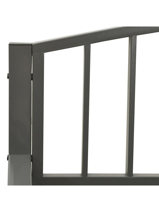 Zahradní lavice šedá 120 cm ocel