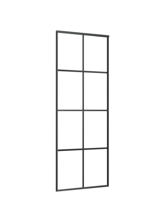 Posuvné dveře s kováním 76x205 cm ESG sklo a hliník