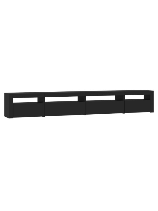 TV skříňka s LED osvětlením černá 270 x 35 x 40 cm