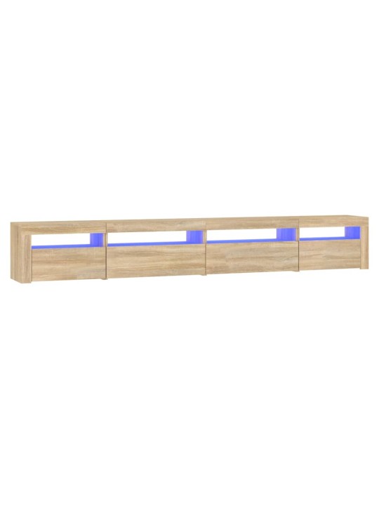 TV skříňka s LED osvětlením dub sonoma 270 x 35 x 40 cm