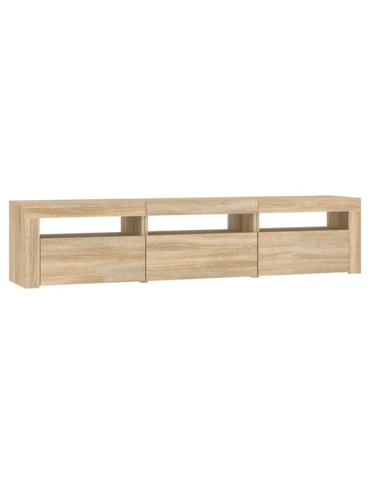 TV skříňka s LED osvětlením dub sonoma 180x35x40 cm