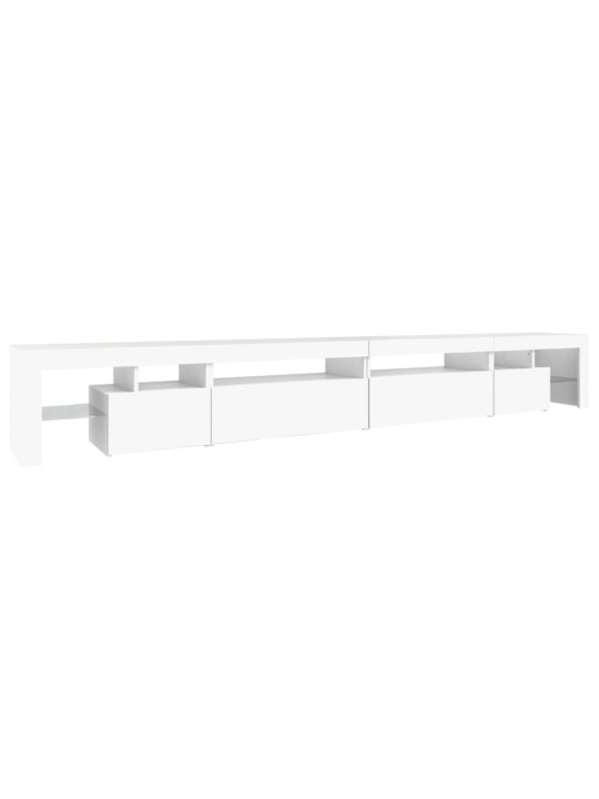 Tv skříňka s led osvětlením bílá 290 x 36,5 x 40 cm