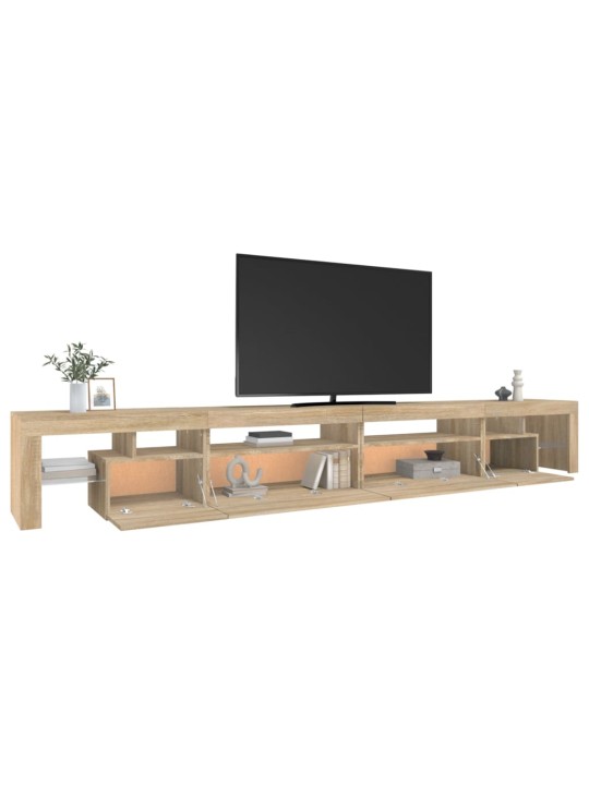 Tv skříňka s led osvětlením sonoma dub 290 x 36,5 x 40 cm