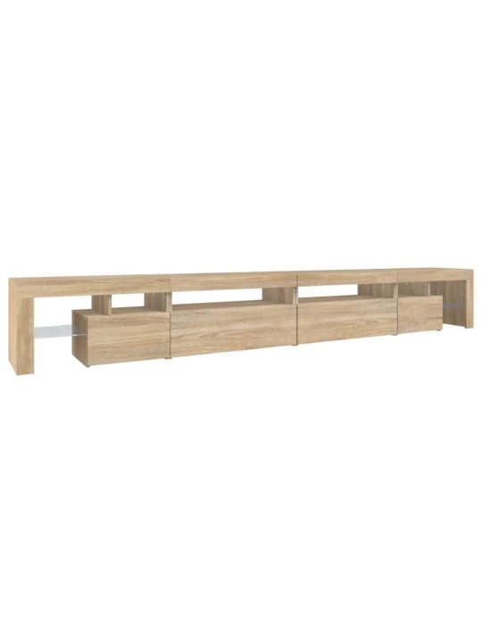Tv skříňka s led osvětlením sonoma dub 290 x 36,5 x 40 cm