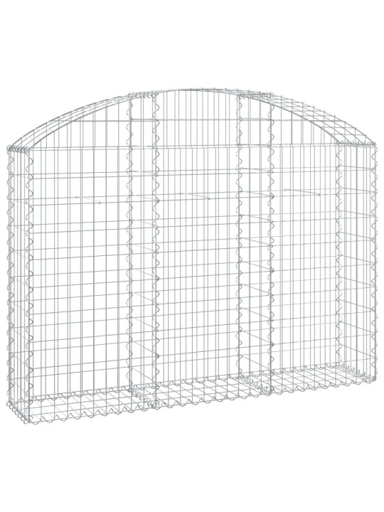 Klenutý gabionový koš 150 x 30 x 100/120 cm pozinkované železo