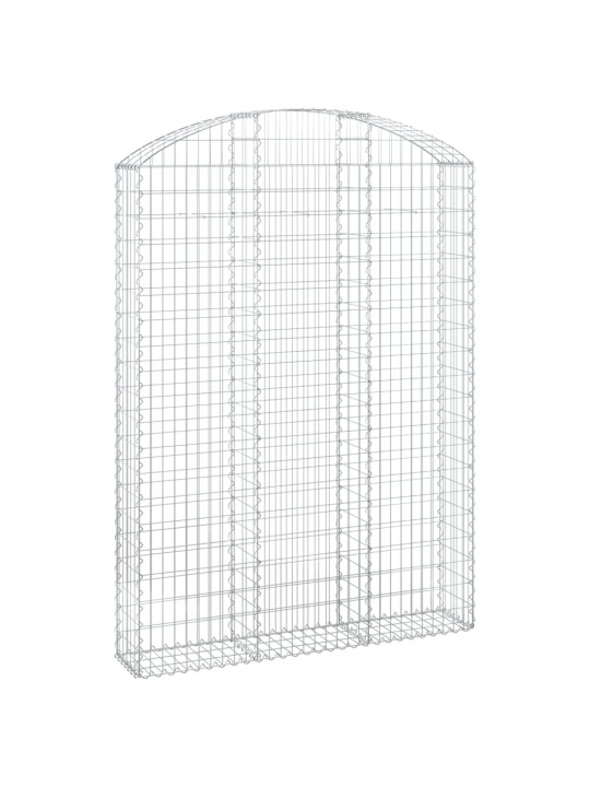 Klenutý gabionový koš 150 x 30 x 200/220 cm pozinkované železo