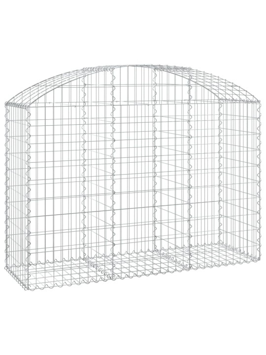 Klenutý gabionový koš 150 x 50 x 100/120 cm pozinkované železo