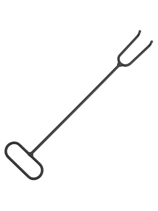 Ohniště s pohrabáčem 49 cm ocel