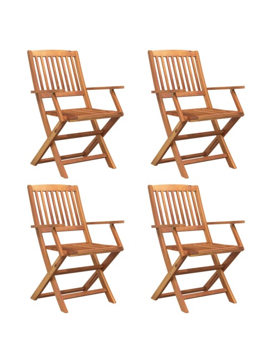 5dílný zahradní jídelní set masivní akáciové dřevo