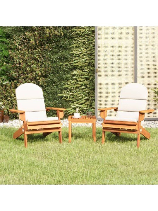 3dílná sada zahradního nábytku Adirondack masivní akácie