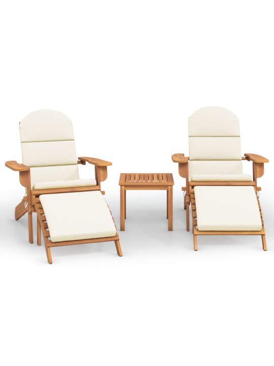3dílná sada zahradního nábytku Adirondack masivní akácie