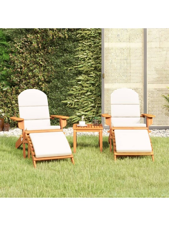 3dílná sada zahradního nábytku Adirondack masivní akácie