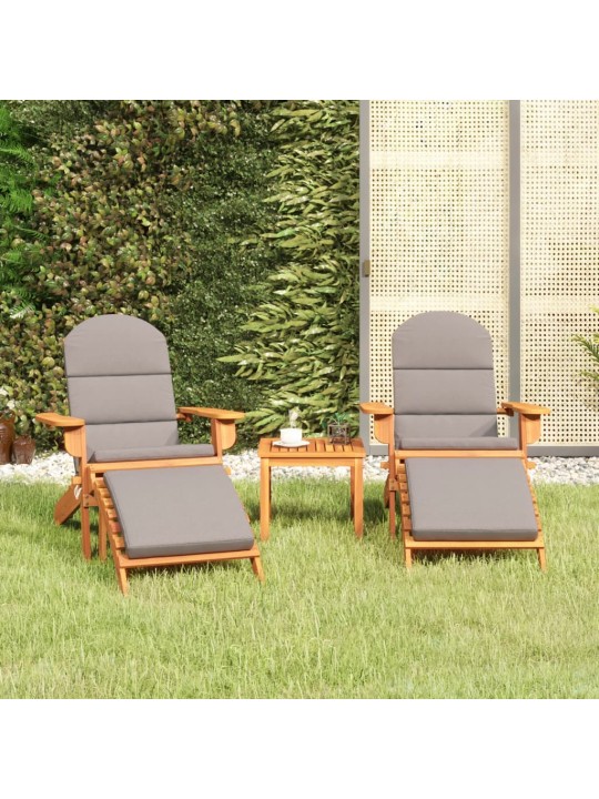 3dílná sada zahradního nábytku Adirondack masivní akácie