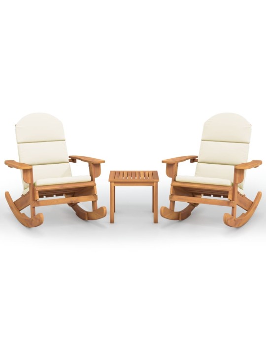 3dílná sada zahradního nábytku Adirondack masivní akácie