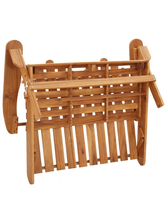 4dílná sada zahradního nábytku Adirondack masivní akácie