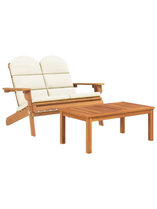 3dílná sada zahradního nábytku Adirondack masivní akácie