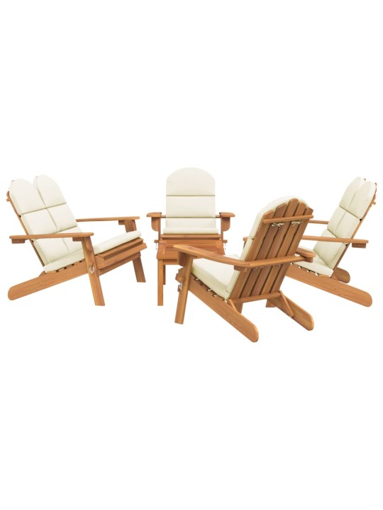 5dílná sada zahradního nábytku Adirondack masivní akácie