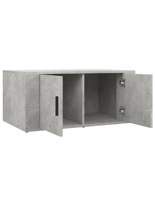 Konferenční stolek betonově šedý 80x50x36 cm kompozitní dřevo