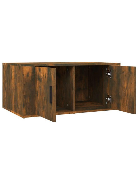 Konferenční stolek kouřový dub 80 x 50 x 36 cm kompozitní dřevo