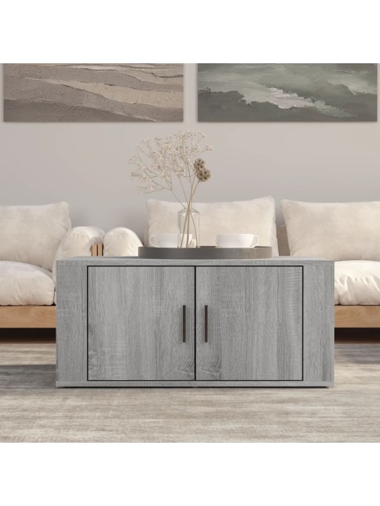 Konferenční stolek šedý sonoma 80 x 50 x 36 cm kompozitní dřevo