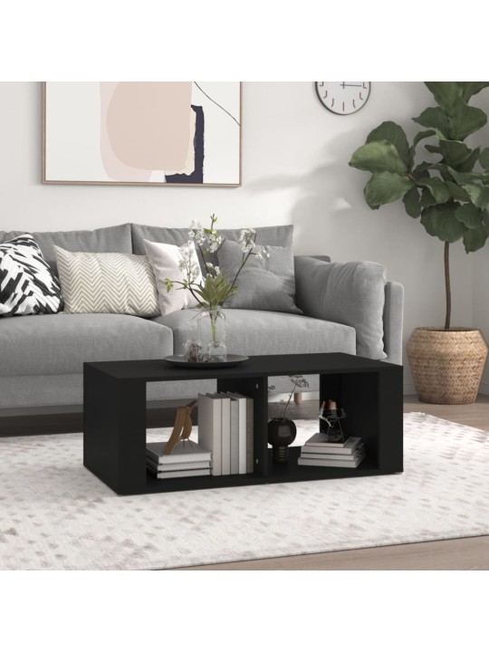 Konferenční stolek černý 100x50x36 cm kompozitní dřevo