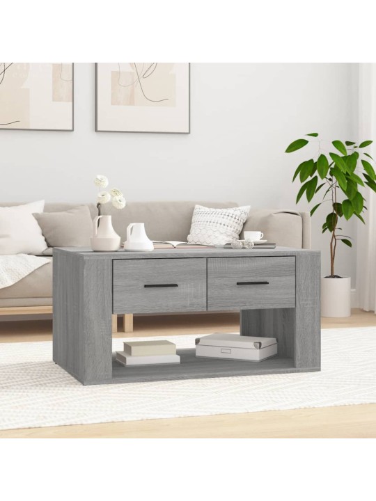 Konferenční stolek šedý sonoma 80x50x40 cm kompozitní dřevo